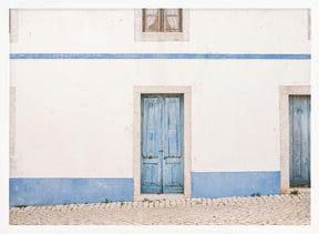 Ericeira Blue Door Poster