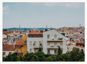 Lisboa Cityscape Poster