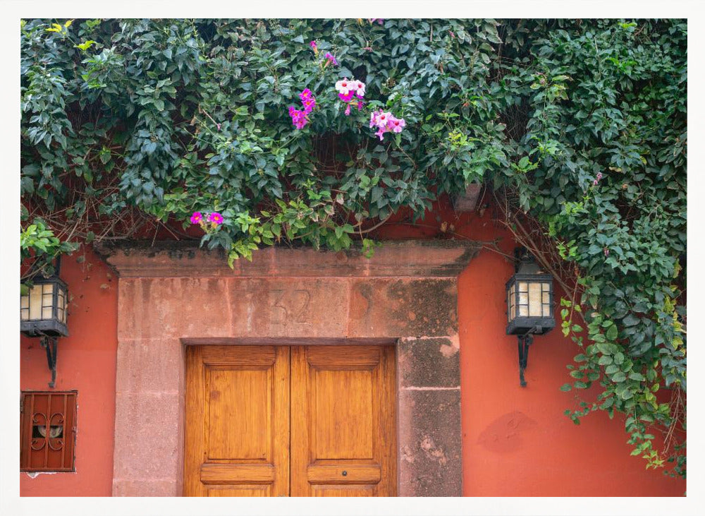 San Miguel de Allende Architecture Poster