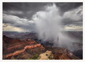 Storm at The Canyon Poster