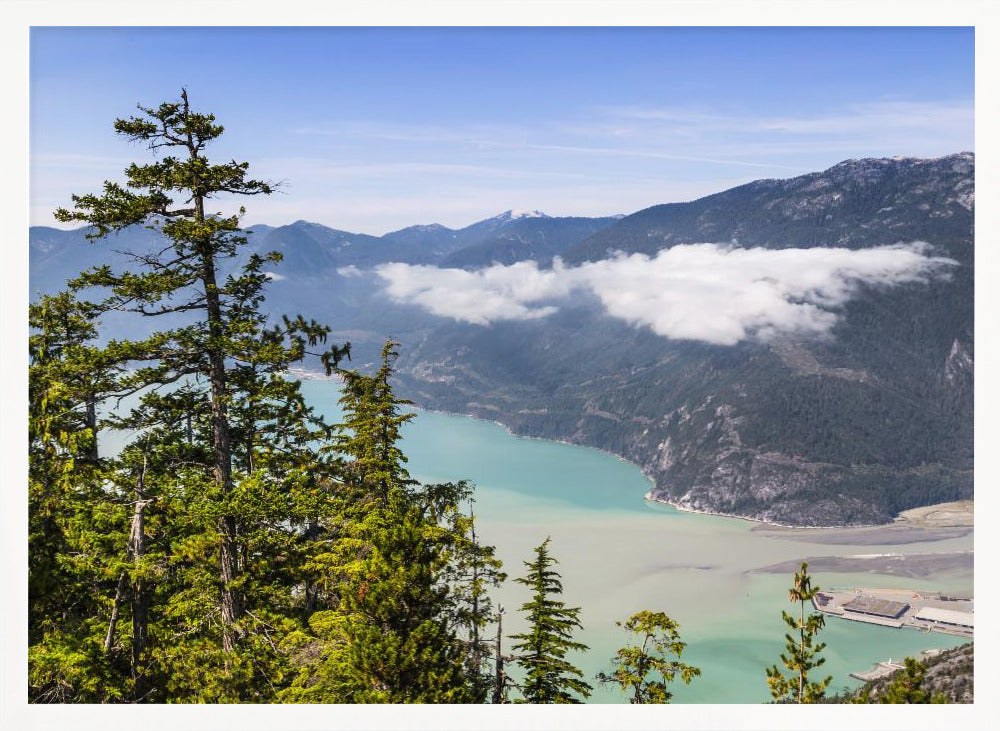 Wonderful Canadian landscape impression of Howe Sound near Squamish Poster