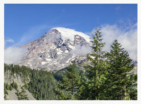 Striking Mount Rainier Poster