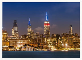 Impressive Midtown Manhattan Skyline with Little Island Poster