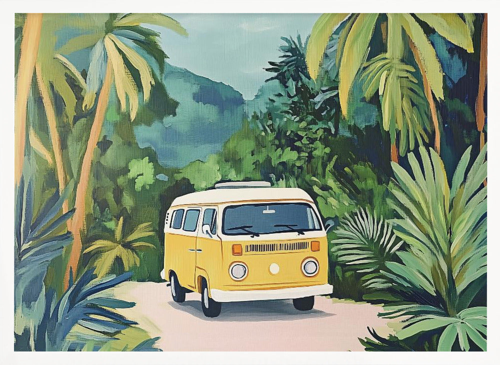 Vintage Camper Van Poster