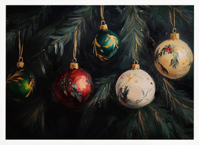 Christmas Ornaments Poster