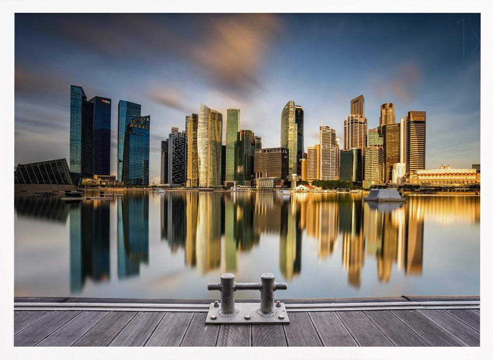 Golden Morning in SIngapore Poster