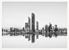 Abu Dhabi Urban Reflection Poster