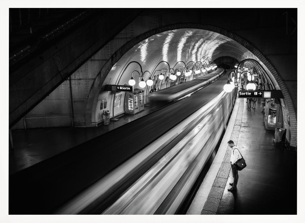 Paris Metro Poster