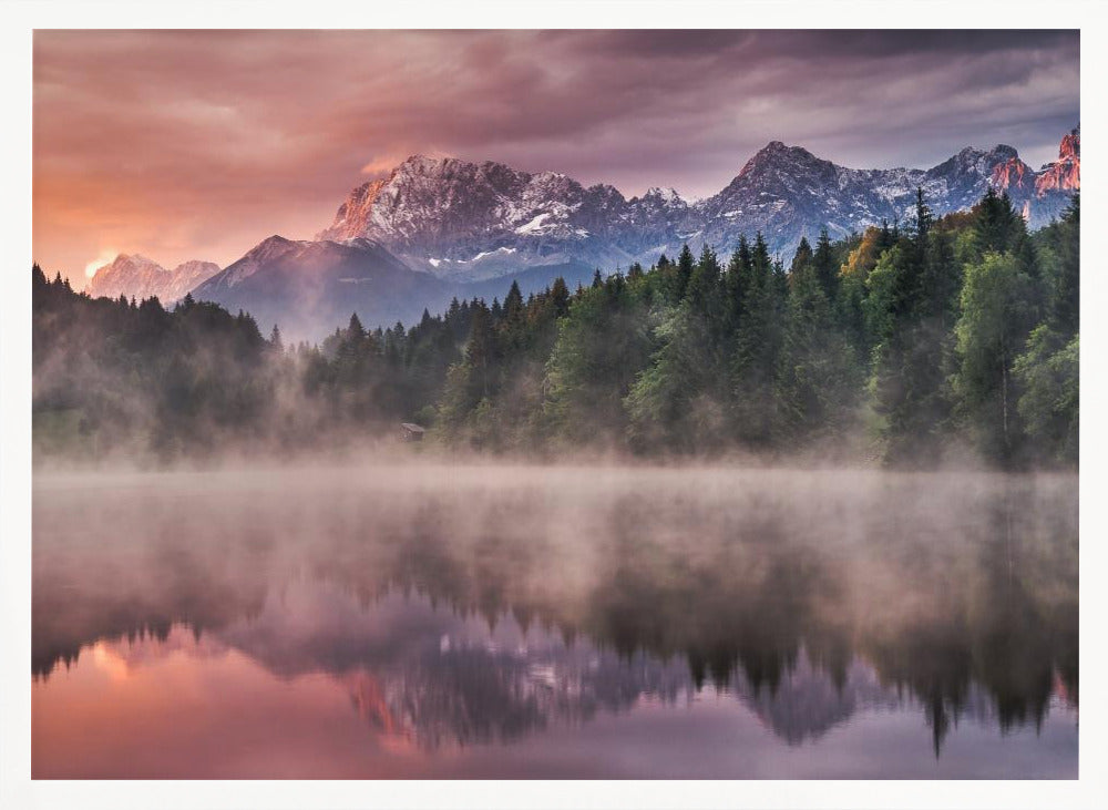 Sunrise at the Lake Poster