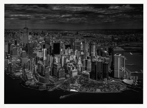 Manhattan - bird's eye view Poster