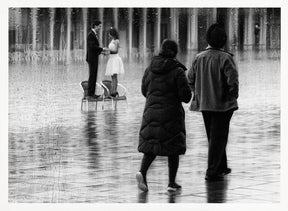 wet days in Venice Poster