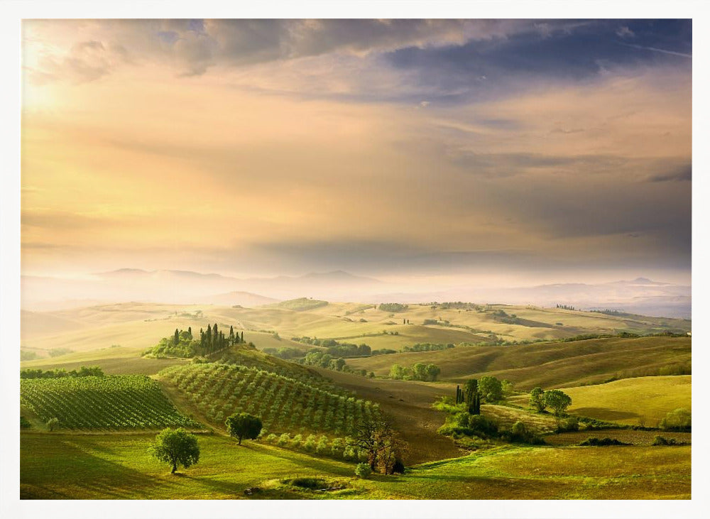 Podere Belvedere's Sunrise Poster