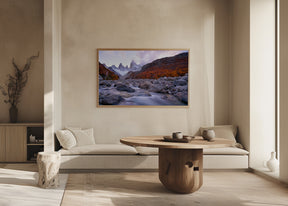 Fitz Roy under Twilight Poster