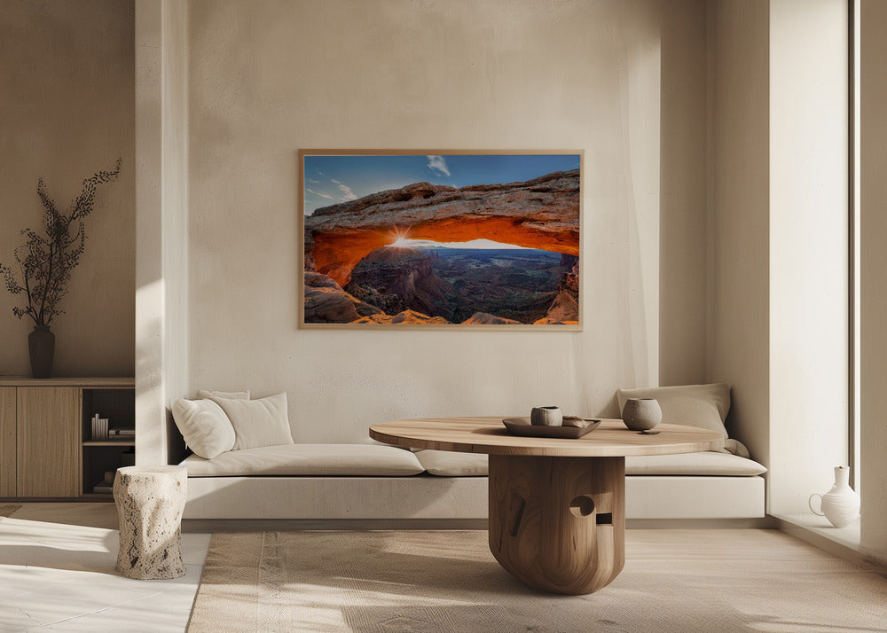 Sunrise at Mesa Arch Poster