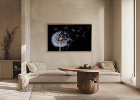 Dandelion Blowing Poster