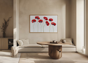 Ladybird Poppies Poster