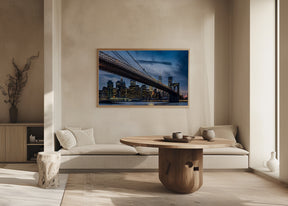 Manhattan from Dumbo Poster