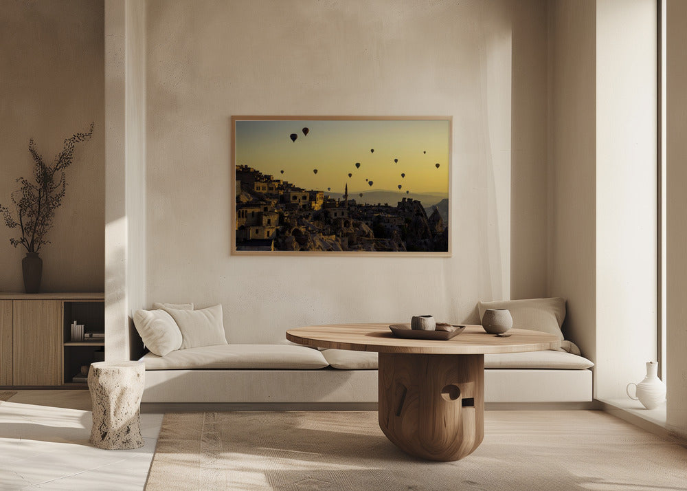 Sunrise over Cappadocia Poster