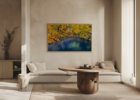 Autumn Pond Poster