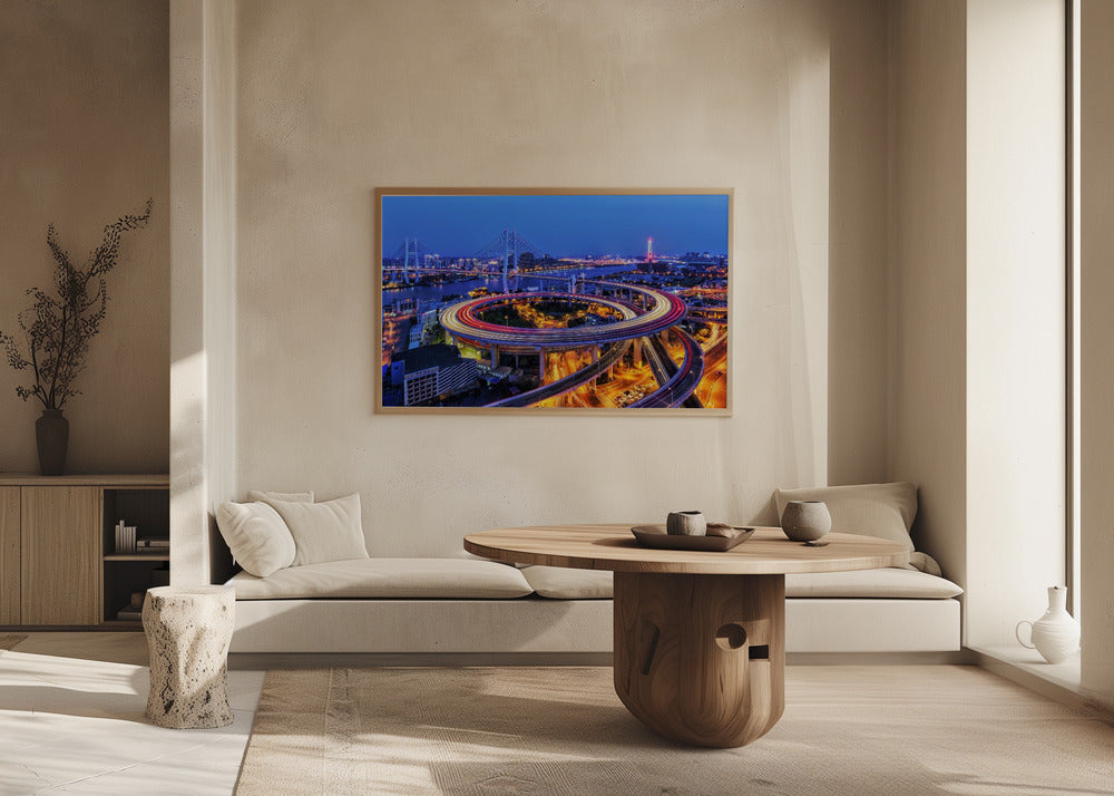 Shanghai Nanpu Bridge Poster