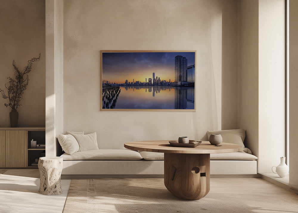 Sunset from Jersey Poster