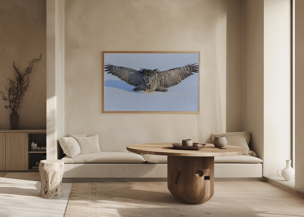 Hunting in The Morning Poster