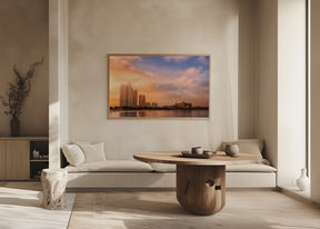 Etihad Towers &amp; Emirates Palace, Abu Dhabi, UAE Poster