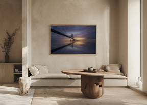 Sunrise bridge Poster