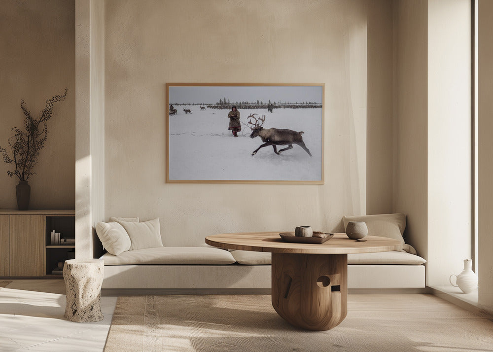 Jigori hunts reindeer II Poster