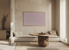 Pastel Symmetrical Pattern Poster