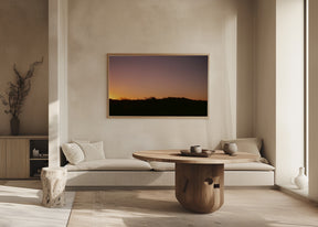 Dune Grass Sunset Horizontal Poster