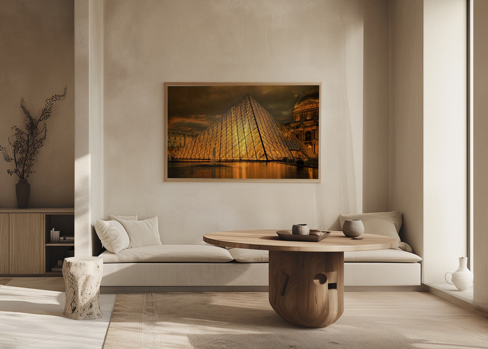 Paris Le Louvre Poster