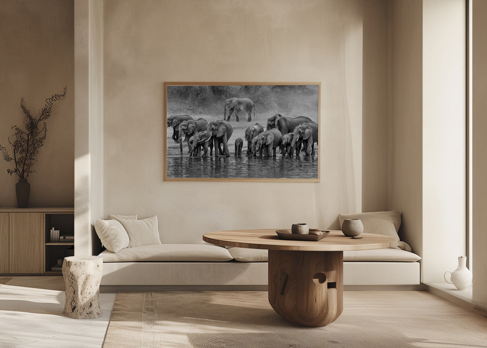 Elephant Family Poster