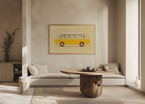 Yellow Van Poster