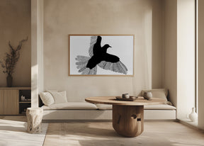 Bird   White Poster