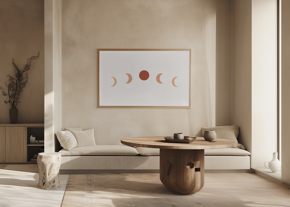 Moonphase No2 Poster