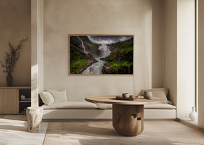 Kjosfossen waterfall Poster