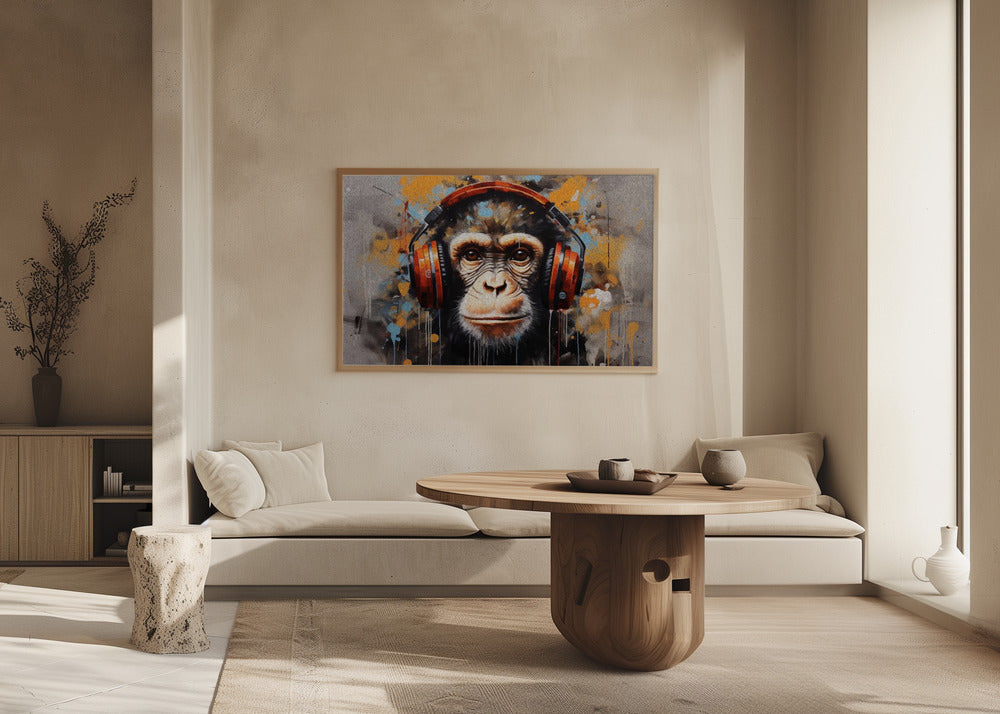 DJ Monkey Poster