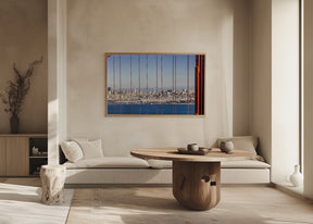 Golden Gate Bridge Panoramic View Poster