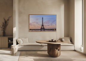 Eiffel Tower Sunrise Poster