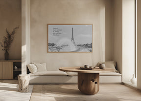 Paradise - Paris Eiffel Tower Poster