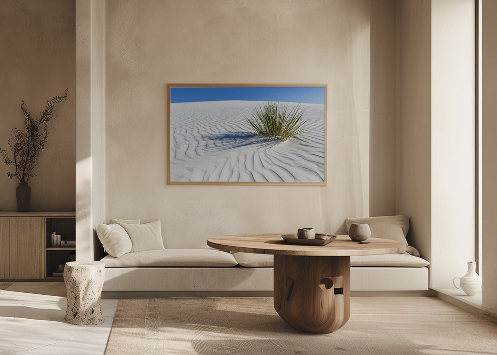 WHITE SANDS Idyllic scenery Poster