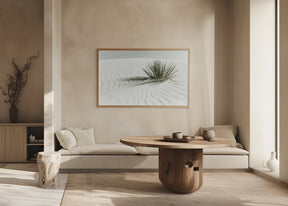 WHITE SANDS Vintage Dune Poster