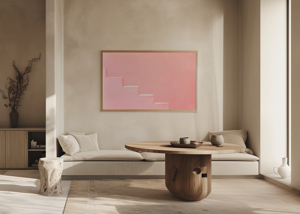 Muralla Roja In Pink Poster