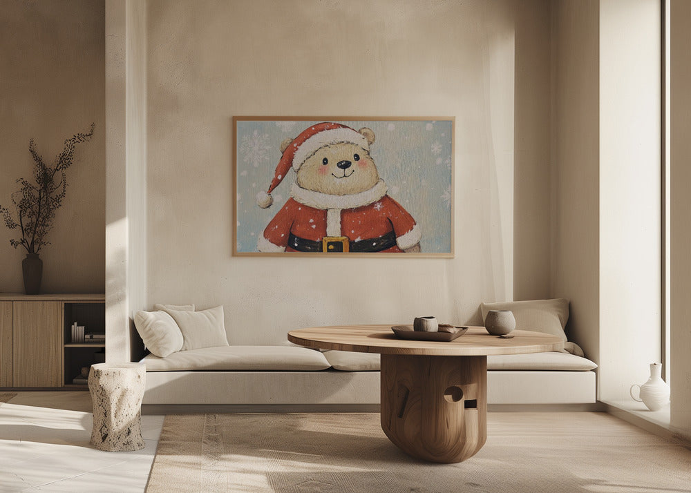 Christmas Bear Poster