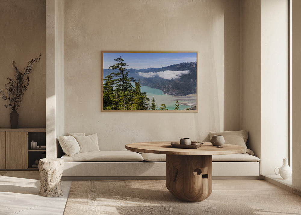 Wonderful Canadian landscape impression of Howe Sound near Squamish Poster