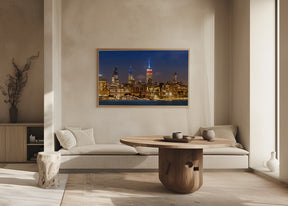 Impressive Midtown Manhattan Skyline with Little Island Poster