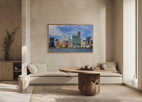 NEW YORK CITY East River Skyline Poster