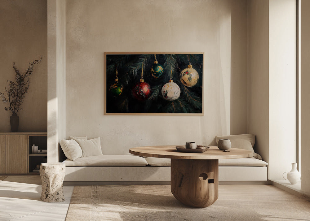 Christmas Ornaments Poster