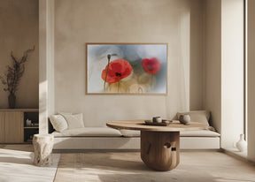 Morning Poppies Poster